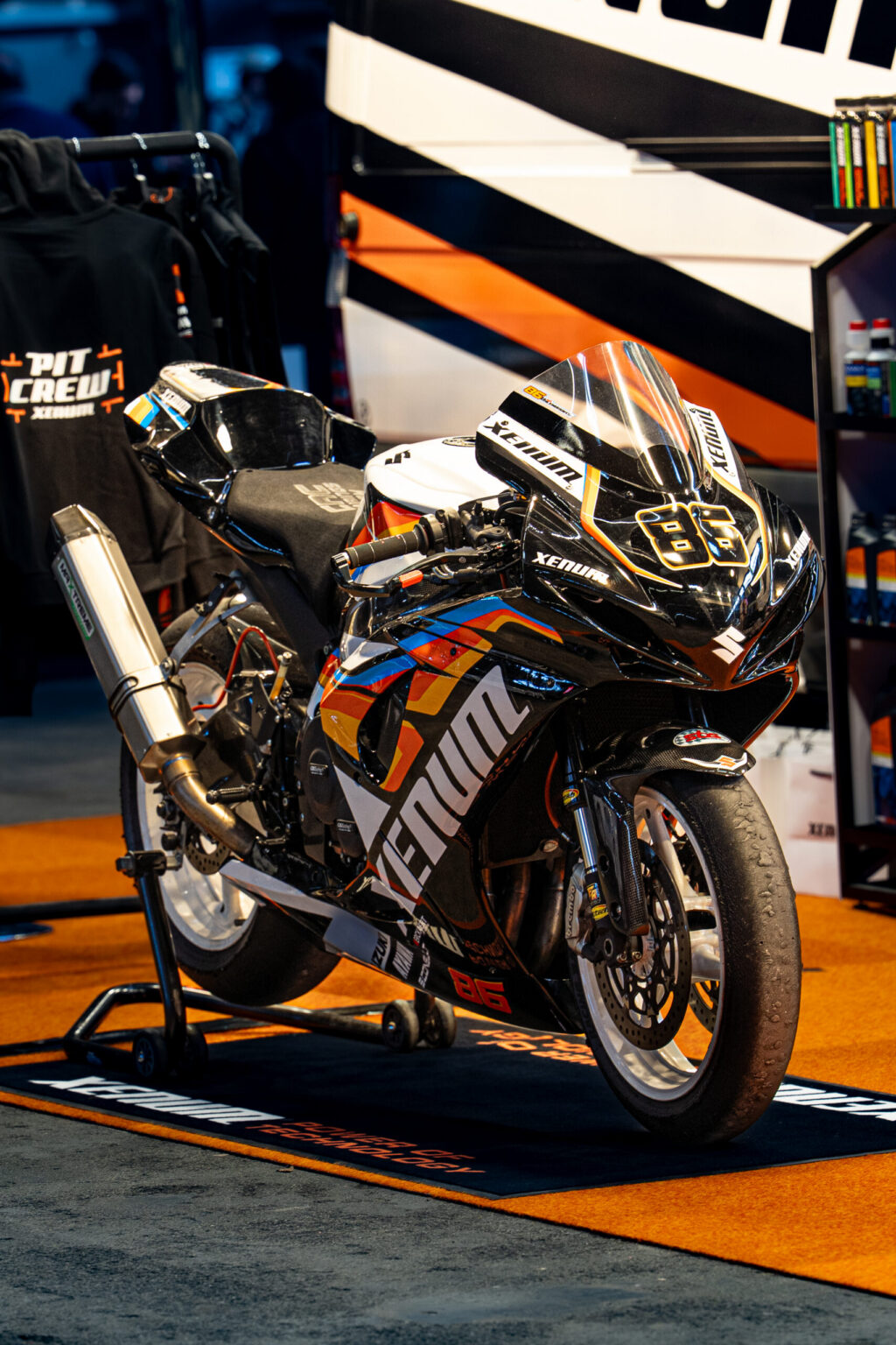 Product photo of a motorcycle, taken by Motiv Marketing