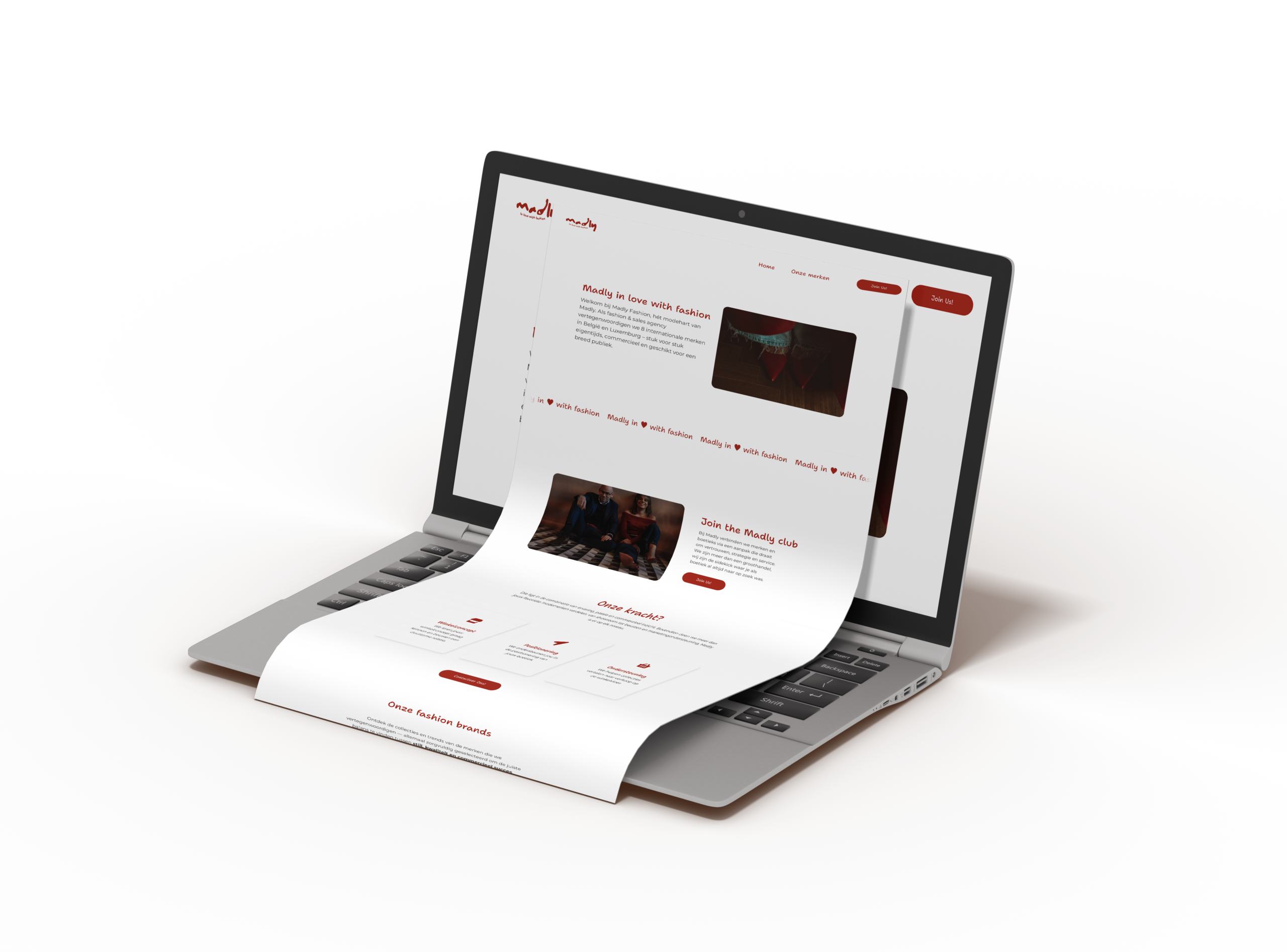 Website van Madly Fashion